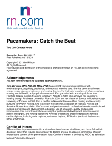Pacemakers: Catch the Beat