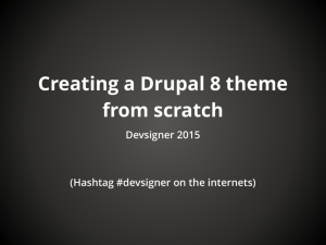 Drupal 8 theming