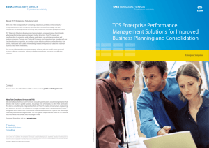 TCS Enterprise Performance Management Solutions for Improved