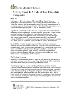 A Tale of Two Chocolate Companies