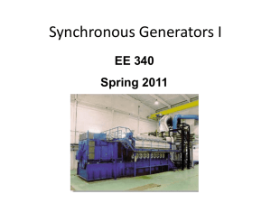 Lecture 6: Synchronous machines