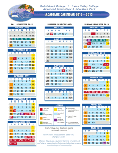 2012-2013-Academic-Calendar - Academics | IVC