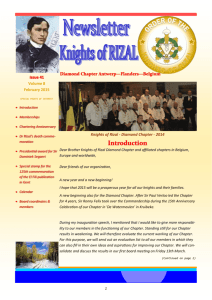Knights of Rizal - Diamond Chapter