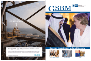 German Investment in Saudi Arabia - AHK Saudi