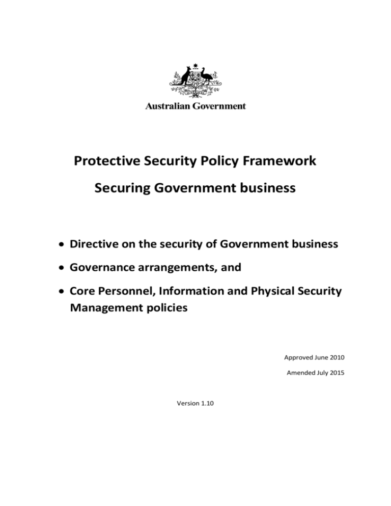 protective-security-policy-framework