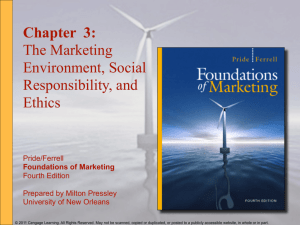 Chapter 3: The Marketing Environment, Social