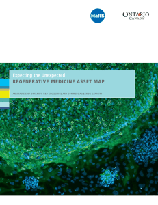 regenerative medicine asset map - Centre for Commercialization of