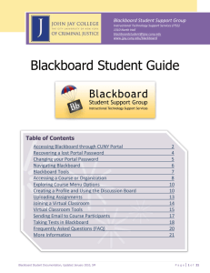 Blackboard Student Guide