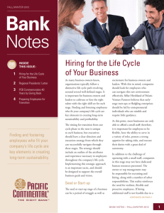 Hiring for the Life Cycle of Your Business