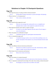 Solutions to Chapter 10 Checkpoint Questions