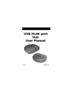 USB Multi-port Hub User Manual