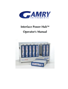 Interface Power Hub™ Operator's Manual