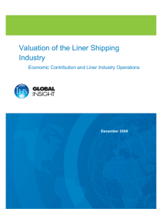 Valuation of the Liner Shipping Industry