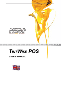 TintWise POS - HERO Products Group