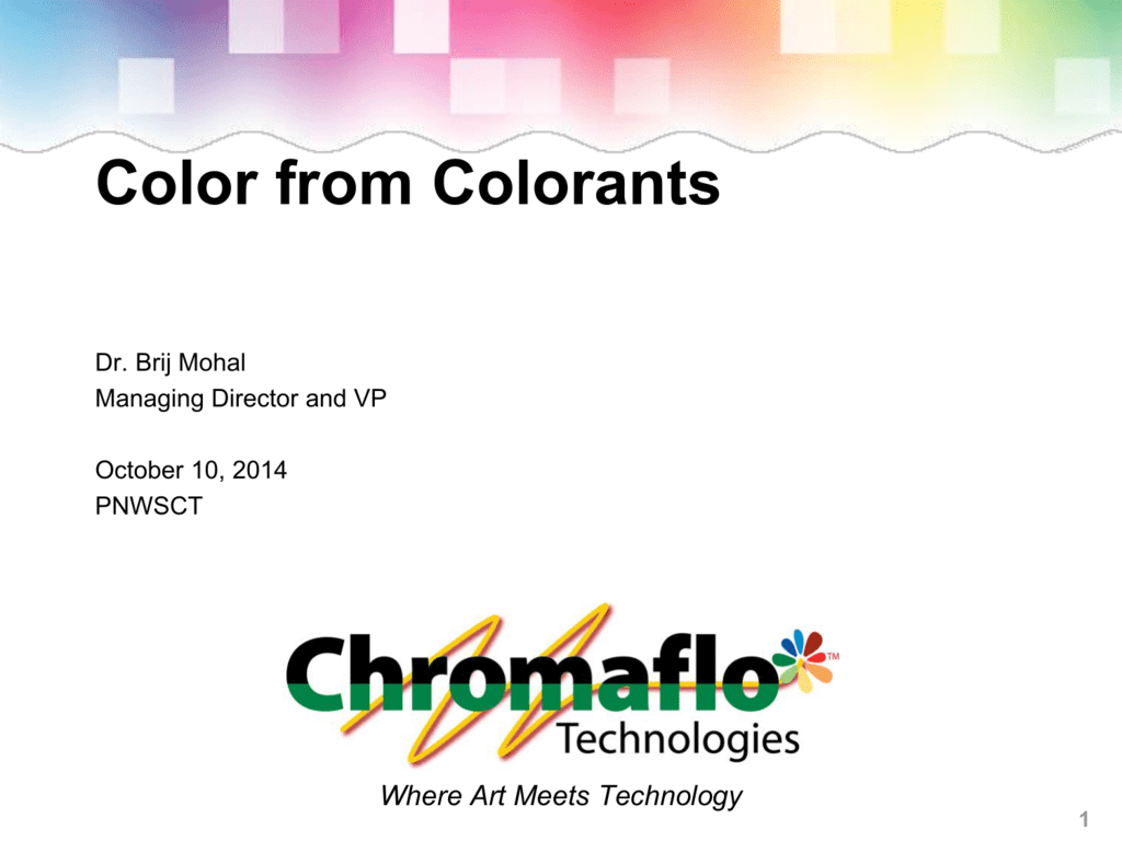 Chromaflo Color Chart