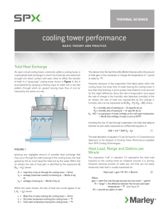 Cooling Tower Performance - Basic Theory and Practice White Paper