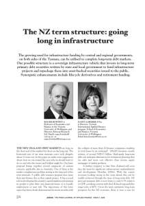 The NZ term structure: going long in infrastructure
