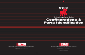 9700 Configurations & Parts Identification