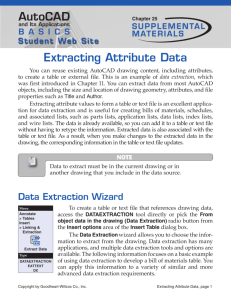 Extracting Attribute Data
