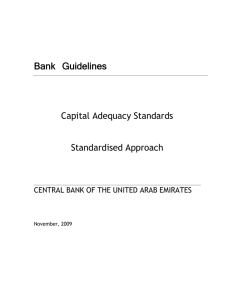 Bank Guidelines Capital Adequacy Standards Standardised Approach
