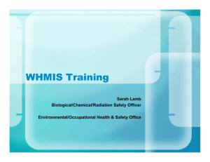 WHMIS Training