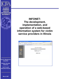 INFONET: The development, implementation, and operation of a