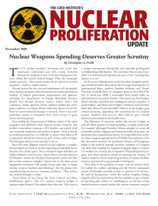 Nuclear Weapons Spending Deserves Greater Scrutiny