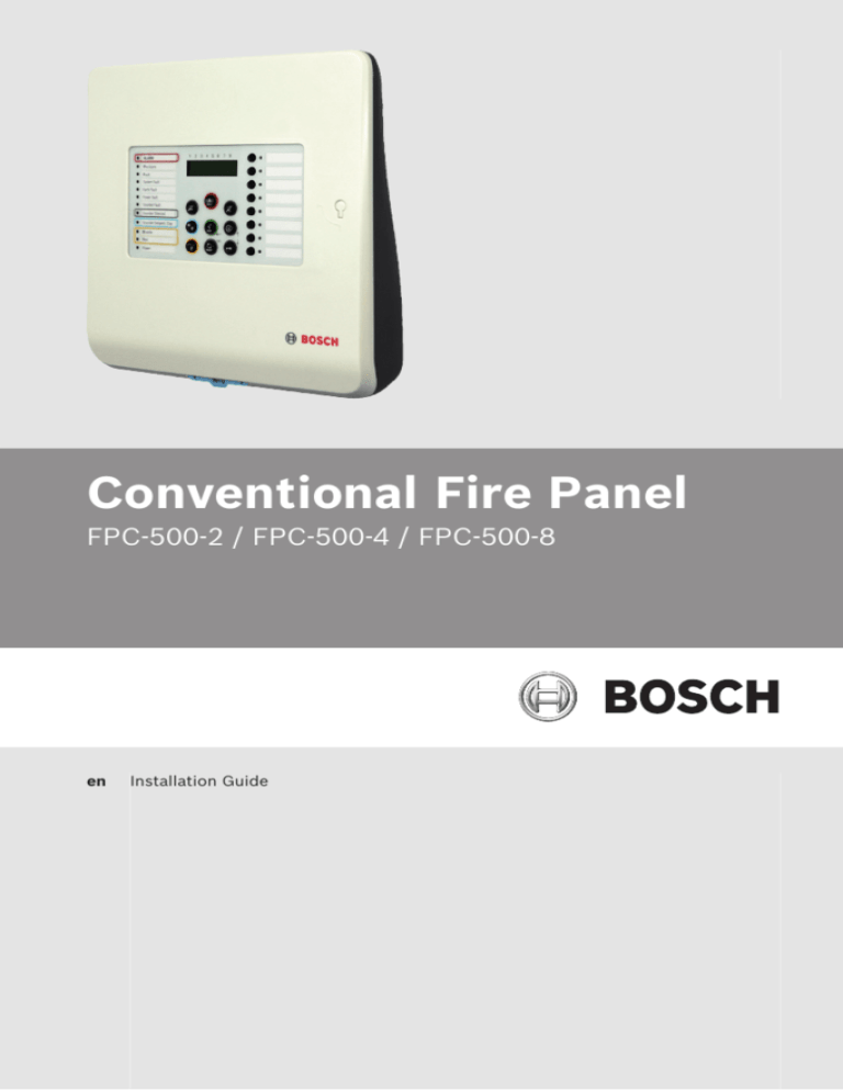 FPC500 Bosch Security Systems