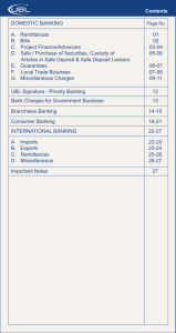 Bank Charges - United Bank Limited