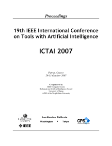 ictai 2007 - Proceedings.com