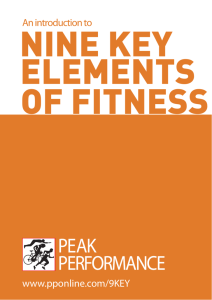9 key elements of fitness