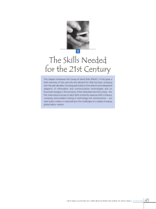 The Skills Needed for the 21st Century