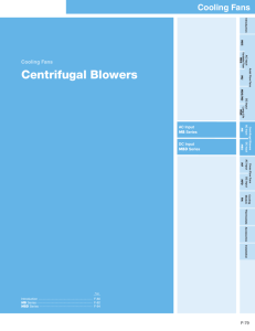 Centrifugal Blowers