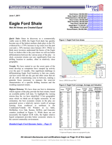 Eagle Ford Shale - Scotia Howard Weil