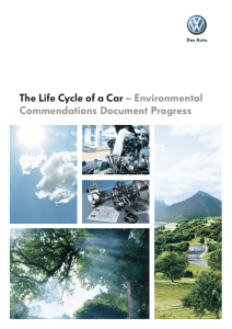 The Life Cycle of a Car – Environmental