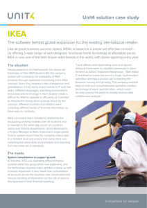 The software behind global expansion for IKEA