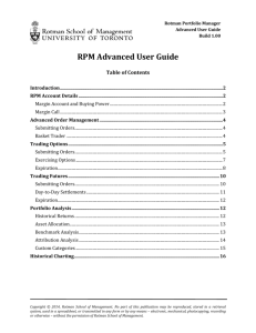 RPM Advanced User Guide