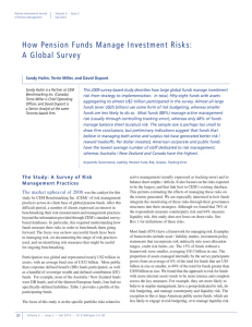 How Pension Funds Manage Investment Risks