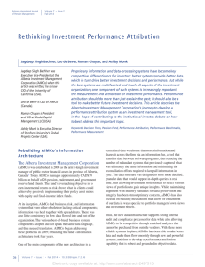 Rethinking Investment Performance Attribution