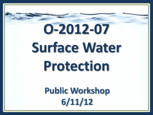 Surface Water Protection Overlay District