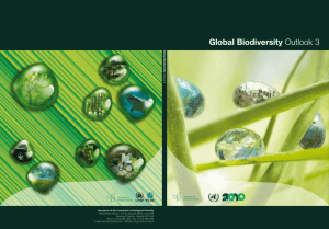 Global Biodiversity Outlook 3 - Convention on Biological Diversity