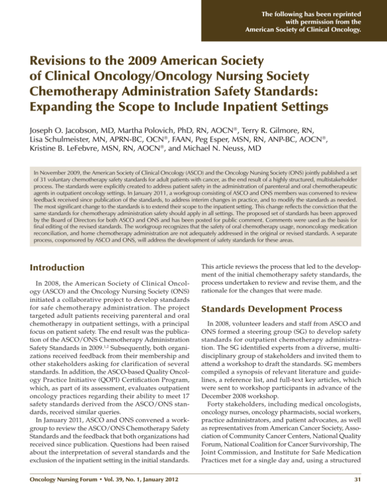 31-38_abASCO ONS.indd - Oncology Nursing Society