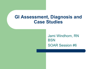 GI Assessment: Diagnosis and Case Studies PowerPoint