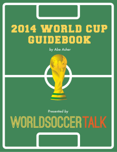2014 World Cup Guidebook