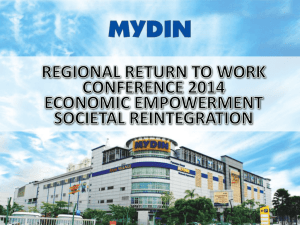 mydin mohamed holdings bhd - SOCSO's Regional RTW Conference