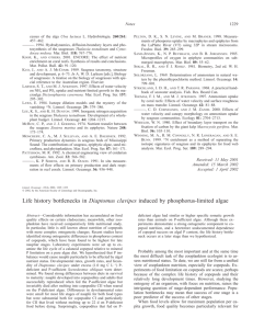 cesses of the alga Ulva lactuca L. Hydrobiologia. 260/261