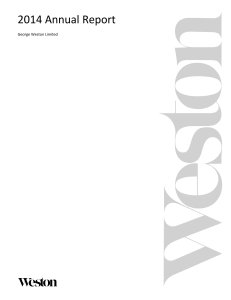 GWL 2014 Annual Report - George Weston Limited