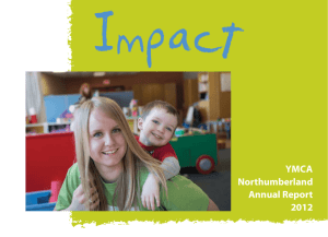 Ymca Northumberland annual Report 2012