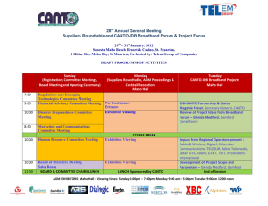 28th Annual General Meeting Suppliers Roundtable and CANTO