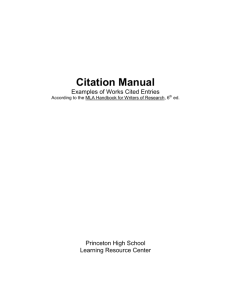 Citation Manual